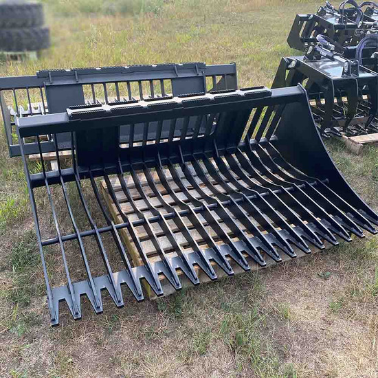 Top Dog Attachments Skid Steer HD Rock Bucket Skid Steer Solutions