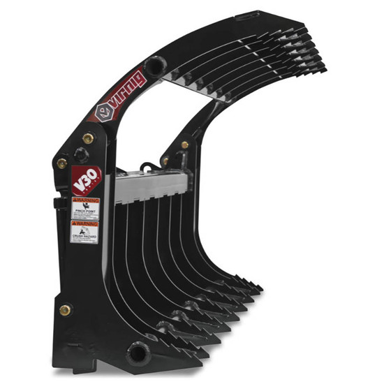 Virnig V30 Compact Tractor Root Rake Grapple Skid Steer Solutions