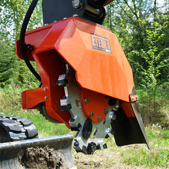 Eterra Excavator Stump Grinder Skid Steer Solutions