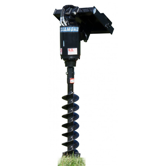 Blue Diamond Mini Skid Steer Auger Attachment Skid Steer Solutions