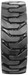 R4 Pattern Skid Steer Solid Tire | TNT | WL8.5-24SKY| 4 TIRES
