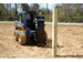 Blue Diamond Post Driver Attachment for Skid Steer Loaders