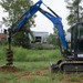 Blue Diamond Excavator Auger Attachment for Mini and Compact Excavators