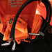 Ez Grout Skid Steer Concrete Crusher side with hoses