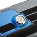 Pressure Gauge on the HSM Forestry Mulcher. It's hard to beat that metallic blue paint!