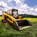 CID Skid Steer High Dump Bucket X-Treme Duty Attached Lowered