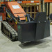 CID Mini Skid Steer Concrete Bucket Attached Front Right Angle