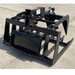 Star Industries mini skid steer root grapple with mini universal mounting plate