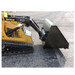 Berlon Mini Skid Steer Snow and Light Material Bucket Side View