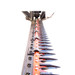 Eterra 7 Ft. Razor Excavator Sickle Mower Attachment - Close Up of Cutting Blades