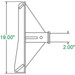 CID skid steer receiver hitch specs.