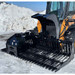 Top Dog Attachments Skid Steer HD Brush Bucket With Grapple