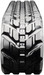 9" Bridgestone Extreme Duty MX Pattern Rubber Track (230x48x70)