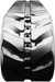 18" Bridgestone Extreme Duty MX Pattern Rubber Track (450x81Wx76)