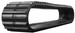 30" Heavy Duty Multi-Bar Pattern Rubber Track (750x150x66)