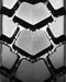 10x16.5 (10-16.5) 12-Ply Skid Steer Heavy Duty Tire Mounted on Rims