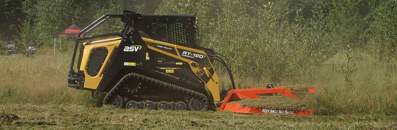 Underside view of the Eterra Typhoon Mower
