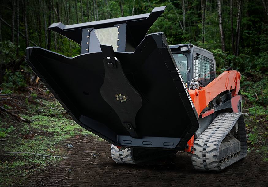 Caterpillar CAT Skid Steer BSeries Custom Forestry Debris Kit Heavy