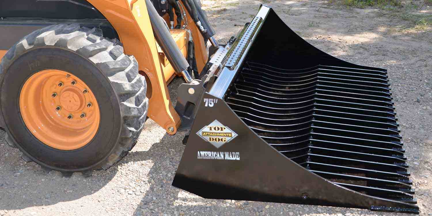 Skid Steer Rock Bucket