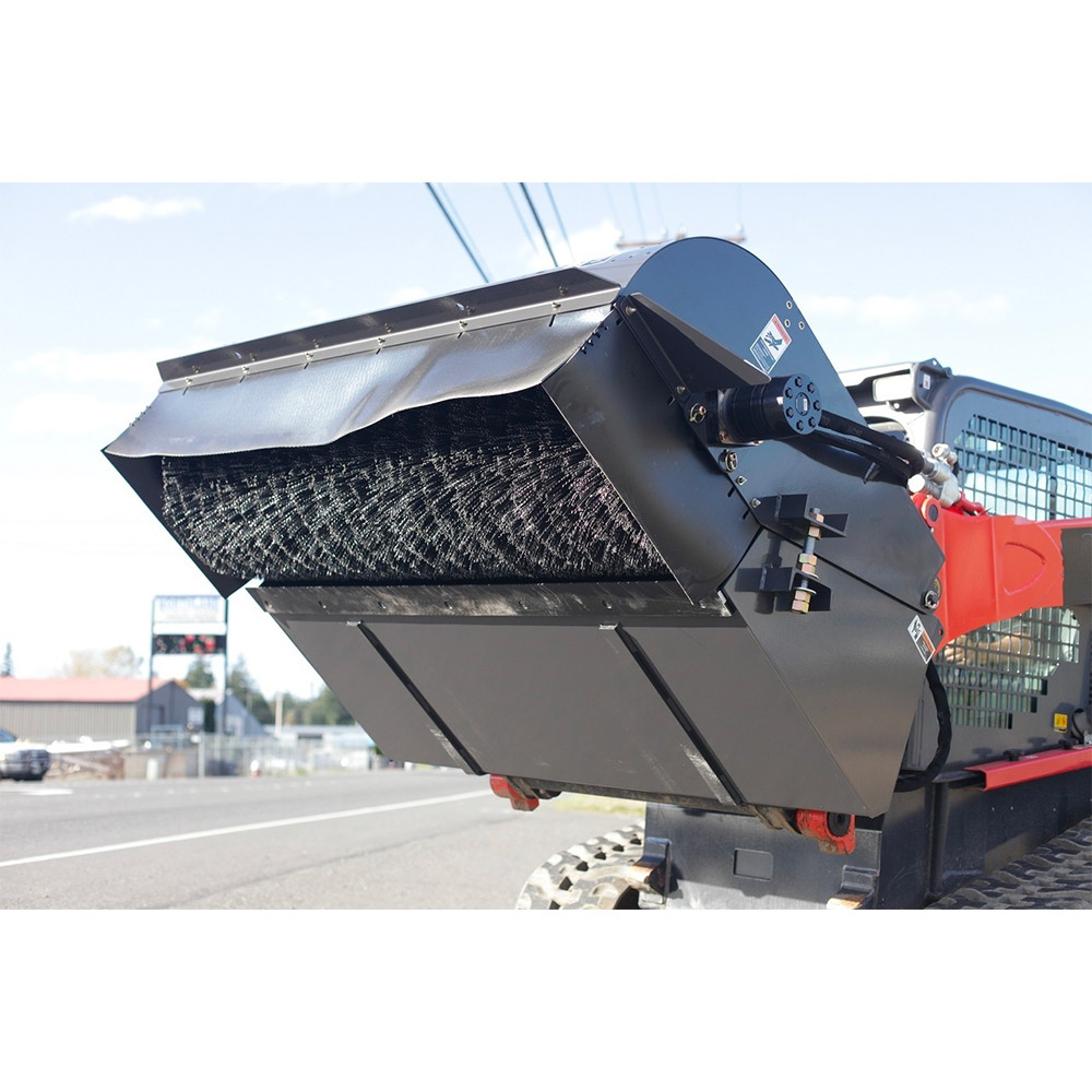 Sweepster Skid Steer Front Collector Broom | Skid Steer Solutions