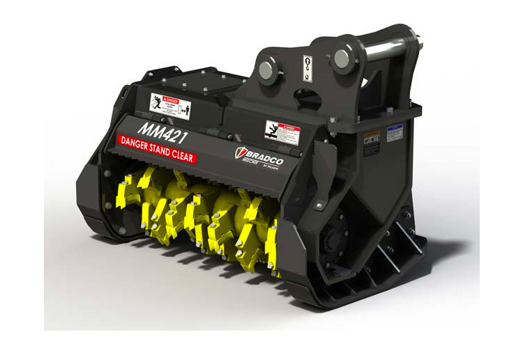 Bradco Series II Excavator Mulcher Attachment | Skid Steer Solutions