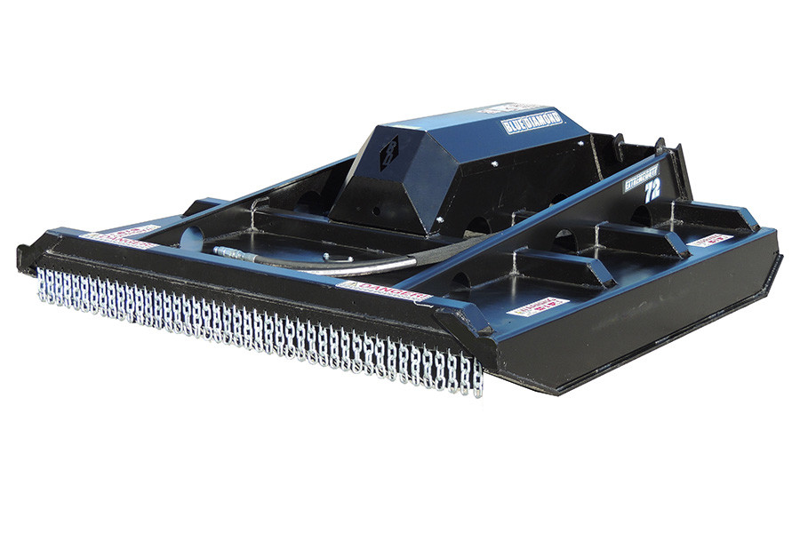 ◆ニチベイ◆バンブーブラインド◆W160×H117◆O-2607BL4◆ Blue Diamond Closed Front Extreme Duty Brush Cutter | Skid Steer