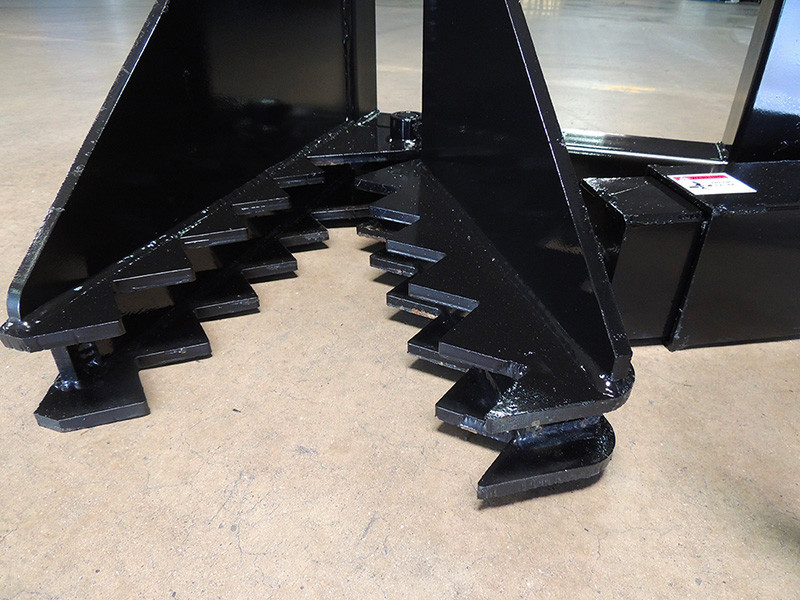 Blue Diamond Tree Puller Attachment | Skid Steer Solutions