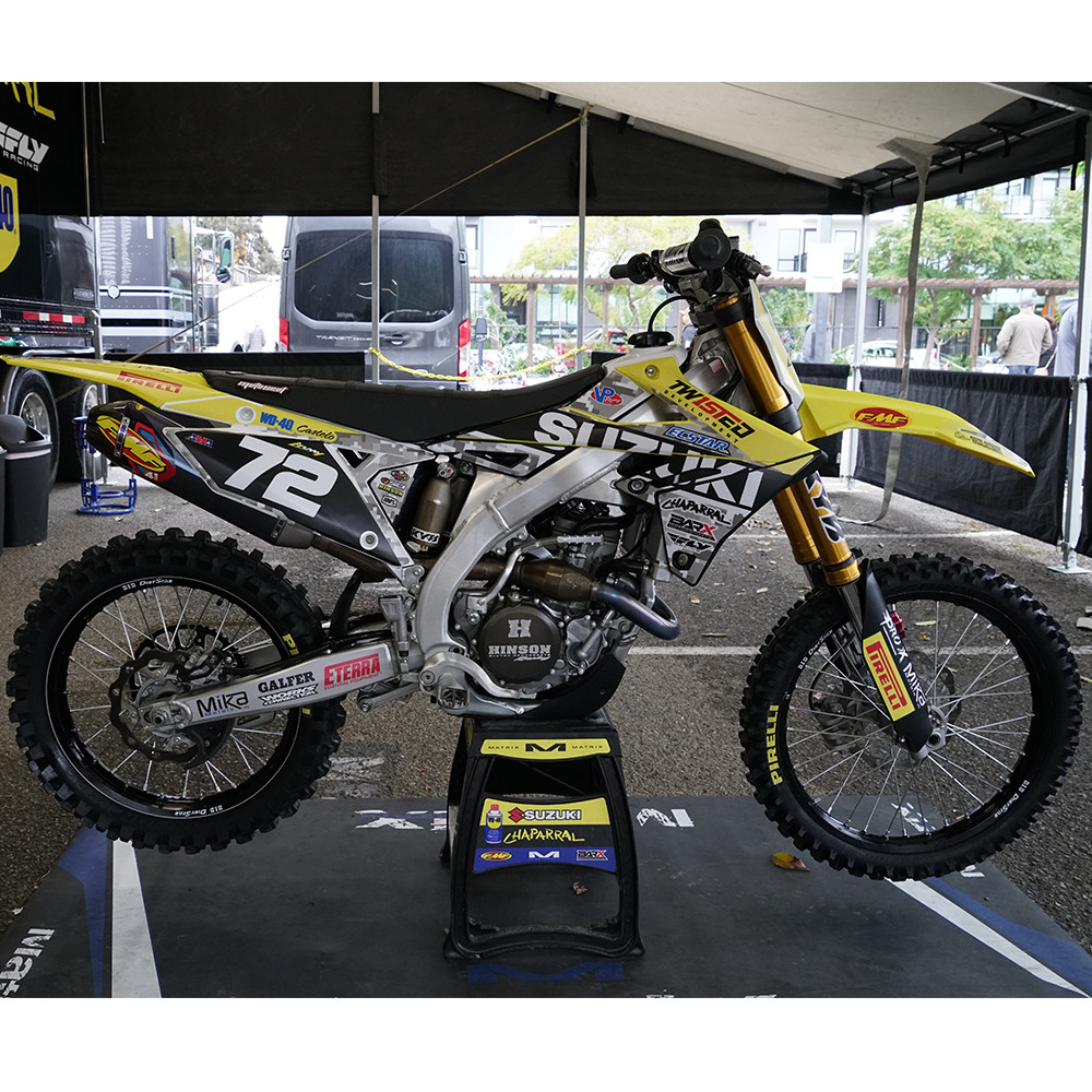 Suzuki RM Z250 Supercross Dirtbike | Skid Steer Solutions
