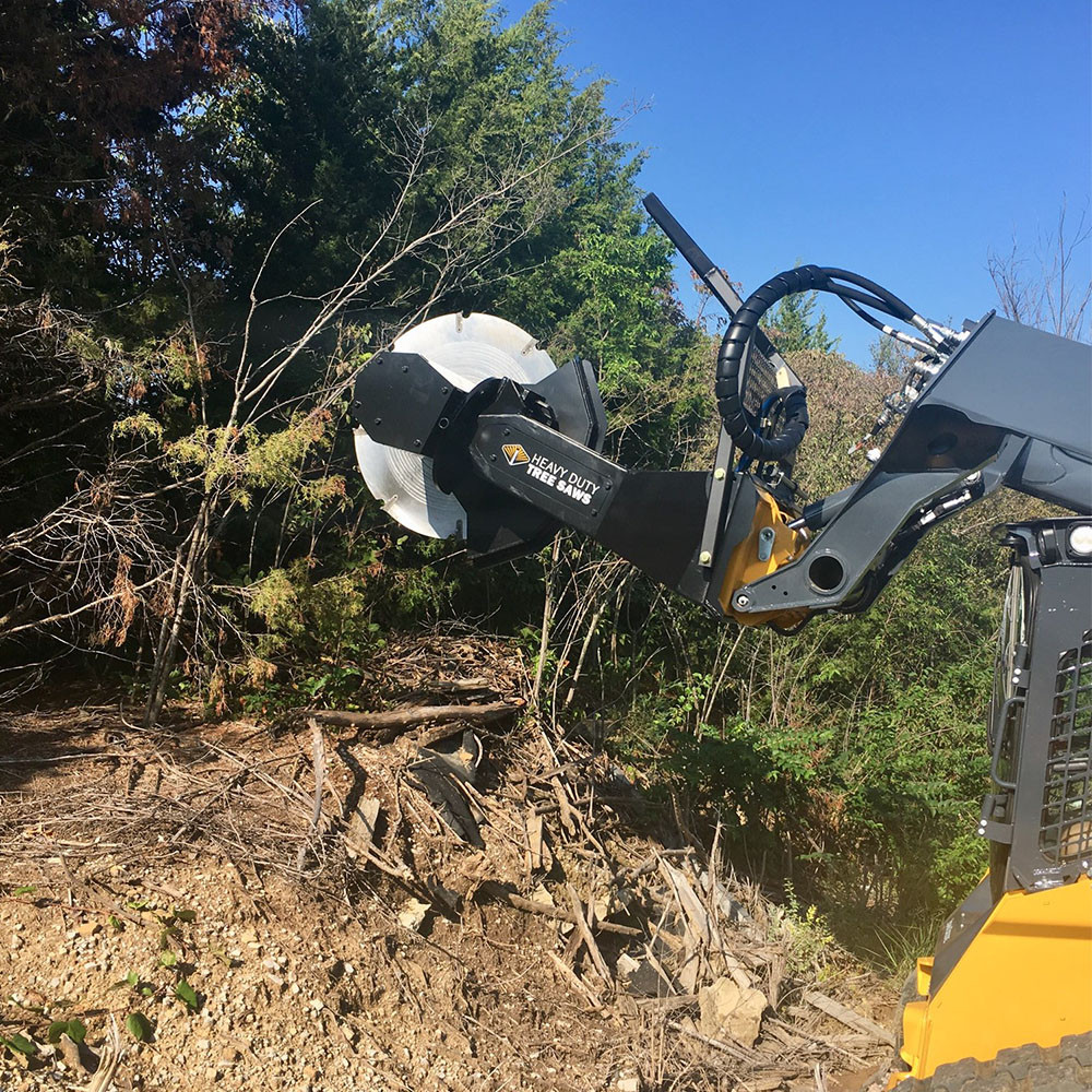 Power Tilt Tree Saw | Skid Steer Solutions