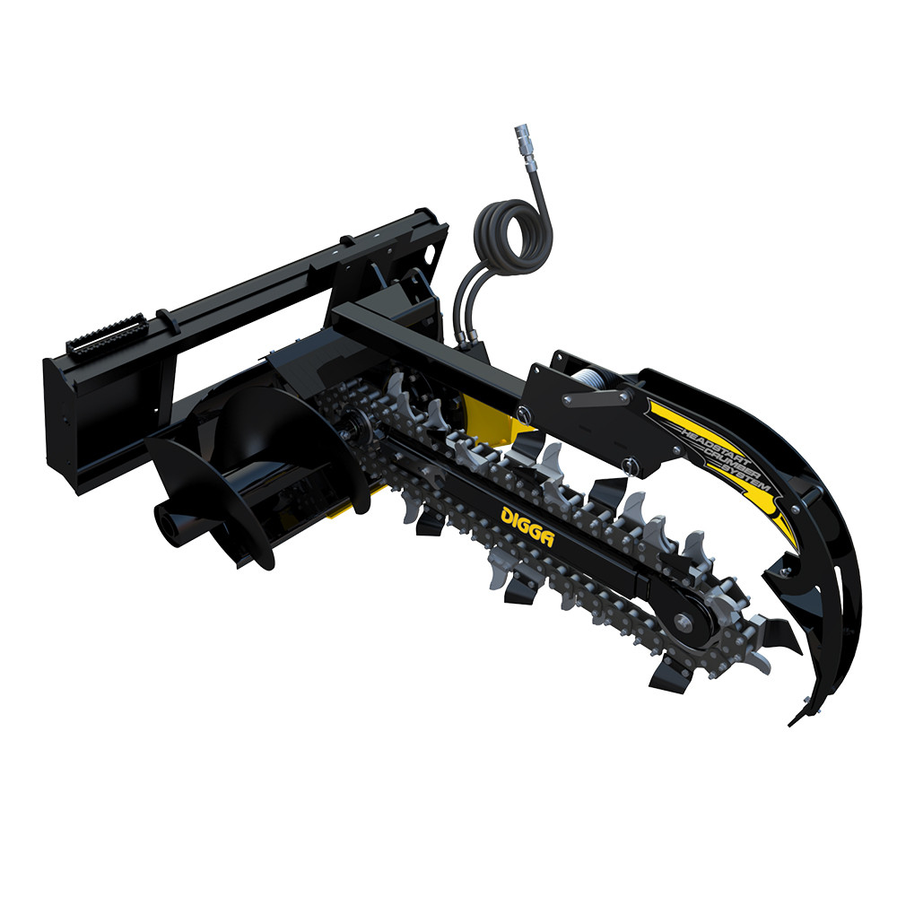 Digga 3 Foot BigFoot Trencher Skid Steer Attachment | Skid Steer