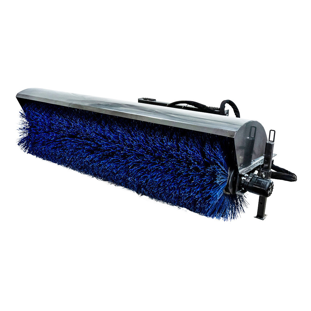 CID Skid Steer Hydraulic Angle Broom Attachment | Skid Steer Solutions