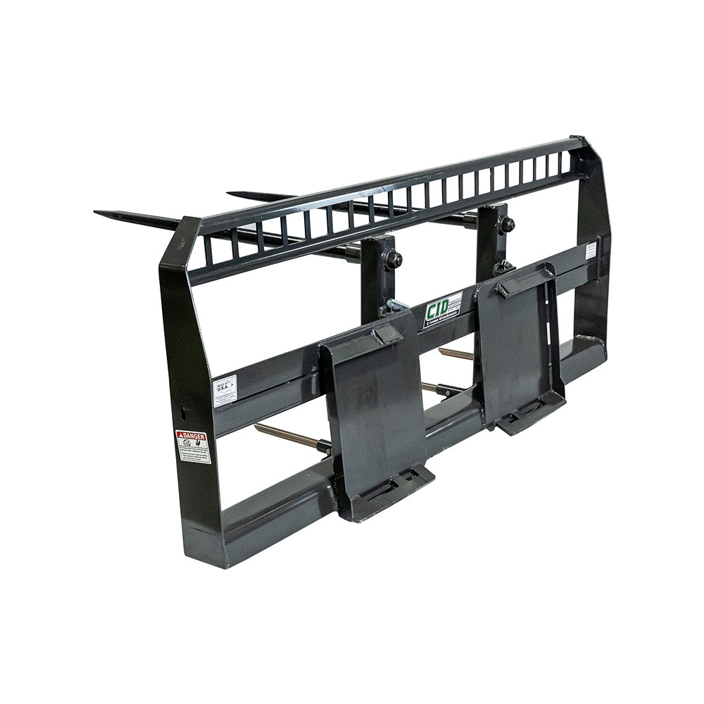 CID Skid Steer Adjustable Bale Spear | Skid Steer Solutions