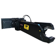 VTN skid steer scrap shear attachment