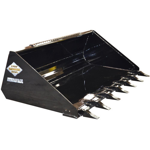 Top Dog Attachments Skid Steer Tooth Bucket Skid Steer Solutions