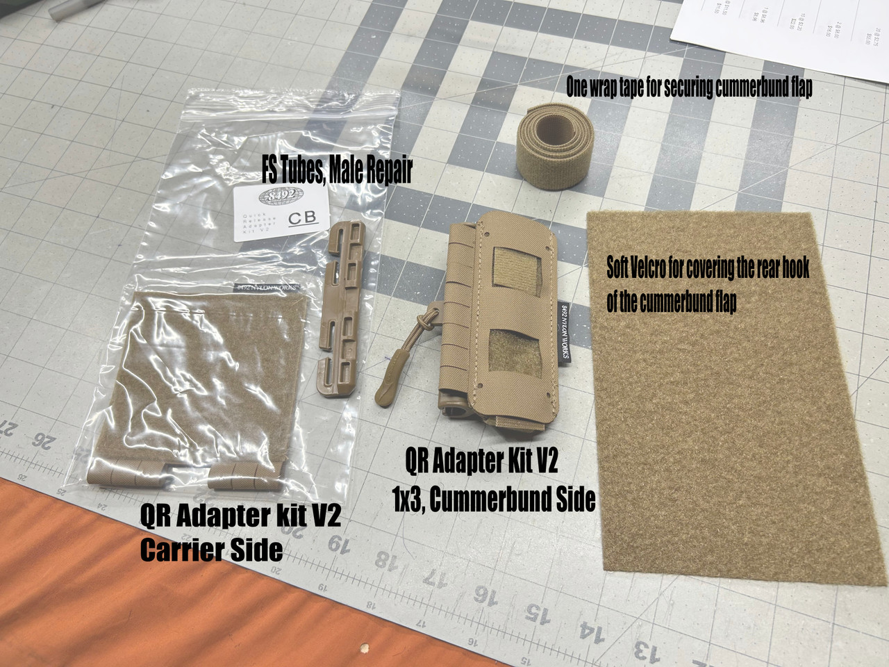 1x3 Quick Release Kit V2