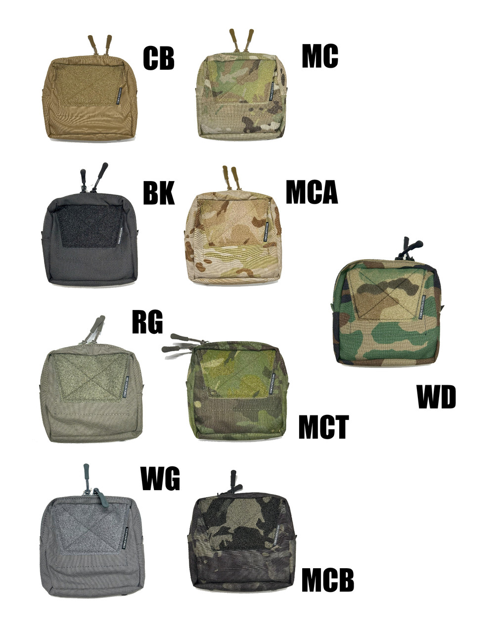 General Purpose Zipper Pouch V4, 6x6x2 (GPZP) (Clearance)