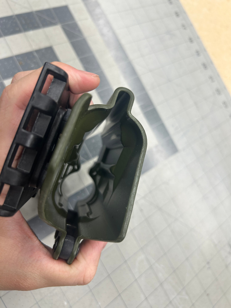 Trex Arms Ragnarok with QLS Fork, M9A1 w. TLR1 Light, OD Green, RH