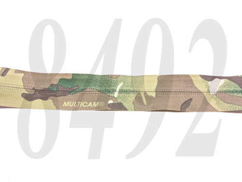 YKK #8 Coil Zipper Tape, Multicam