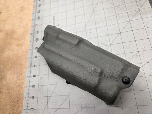 Safariland 6378 ALS holster QLS Fork, Glock 34/35 w. M3 Light, OD Green STX, Right Hand (GARAGE SALES)