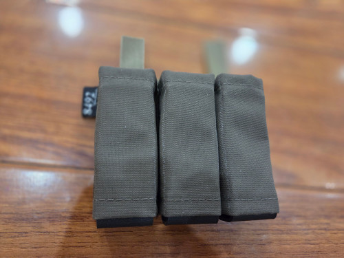 Homebrew Kywi Triple Pistol Pouch, Ranger Green (GARAGE SALES)