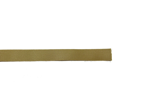 Solution Dyed Nylon Webbing, Tan 499, 1" (Clearance)