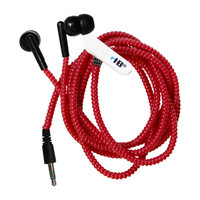 Tangle-FREE Silicone Earbuds - Red