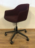 Vitra 'Softshell' Chairs in Burgundy