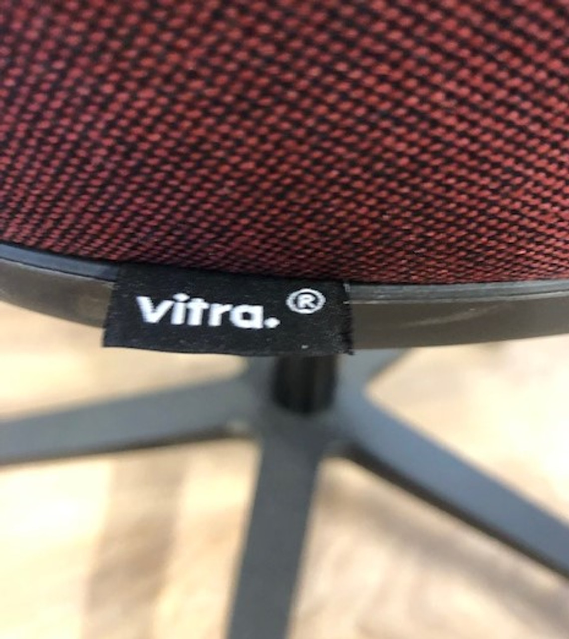 Vitra 'Softshell' Chairs in Burgundy