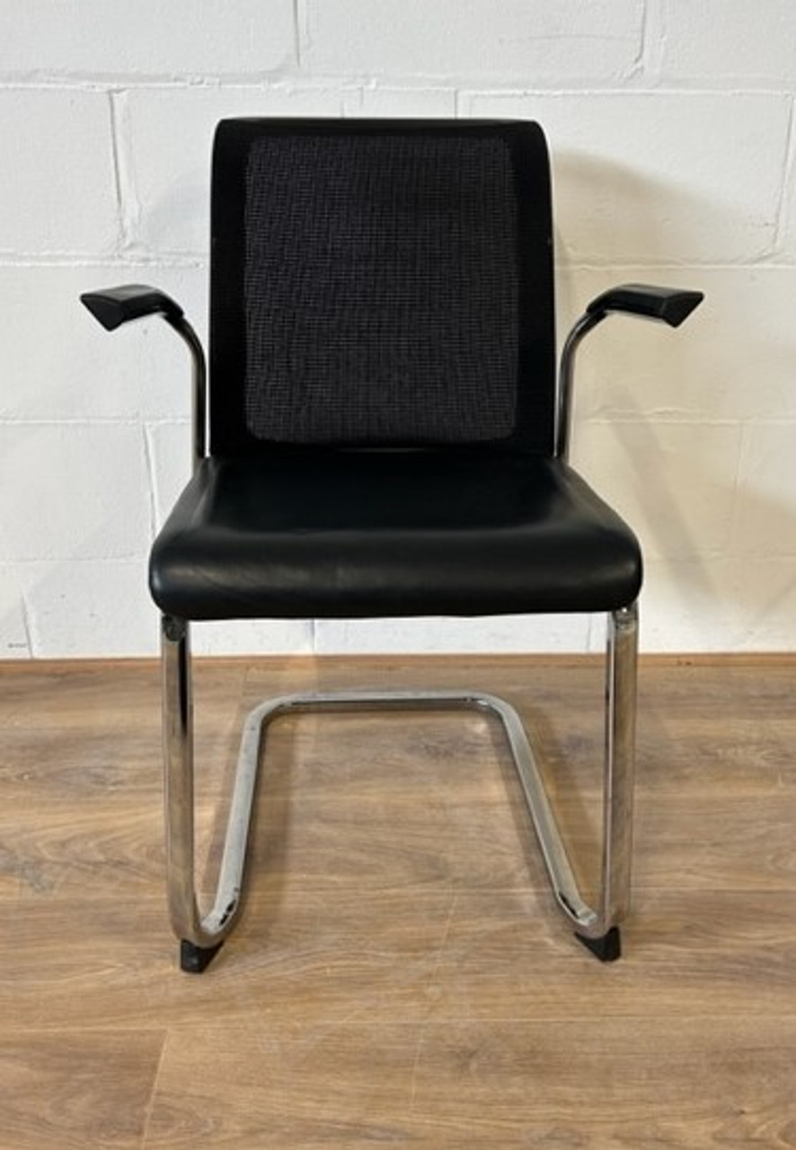 Used office chairs essex_2nd hand steelcase reply chairs in real leather