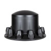 Dome Rear Axle Cover With 33mm Standard Thread-On Nut Covers - Matte Black