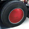 Aero Full-Moon Rear Axle Cover Kit - Candy Red