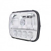 ULTRALIT - 5 High Power LED 5" X 7" Crystal Headlight - High & Low Beam