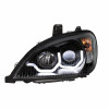 Blackout Projection Headlight With LED Position Light For 2001-2020 Freightliner Columbia - Driver