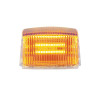 36 LED Square Cab Light - Amber LED/Clear Lens